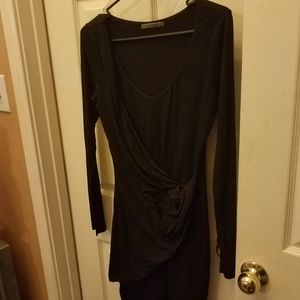 Velvet Wrap Dress